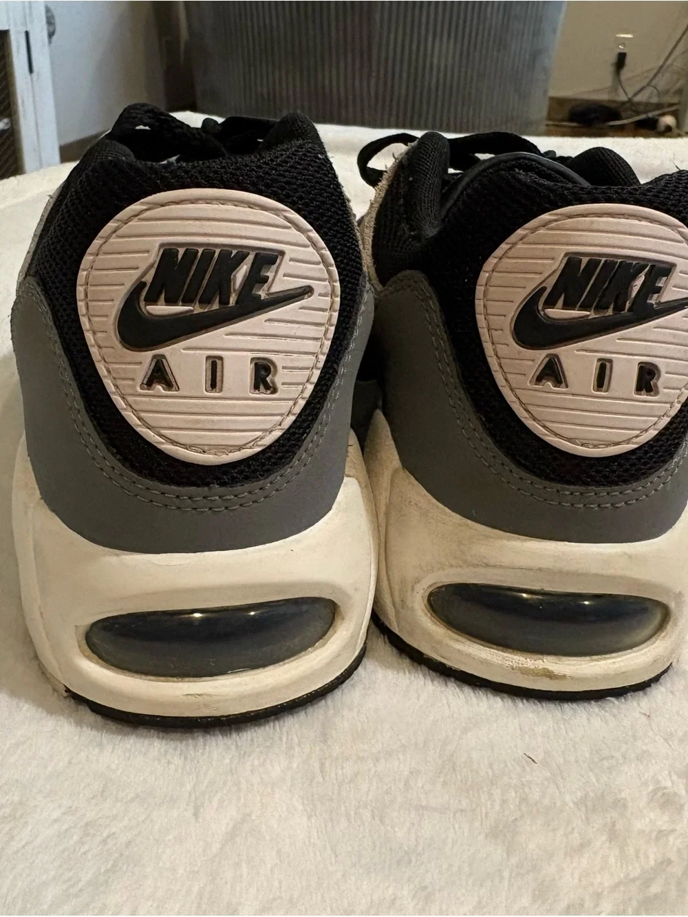 Nike Black and Gray Low-Top Sneakers